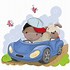 Image result for Just Married Car Cartoon