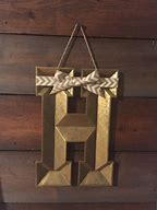 Image result for Rustic Letter H