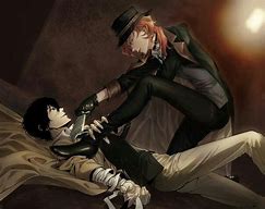 Image result for Dazai X Chuuya Kiss Me