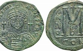 Image result for Justinian II 8th Century Coin