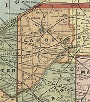 Image result for La Porte County Indiana Map