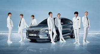 Image result for bts hyundai car