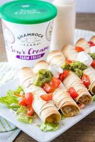 Image result for Baked Chicken Flautas