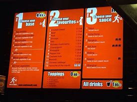 Image result for wok to walk menu