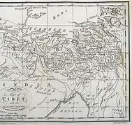 Image result for Old Map of Tibet