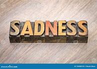 Image result for Sadness Word Art