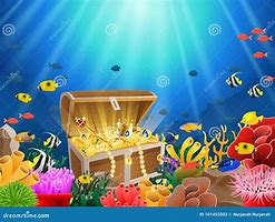 Image result for Underwater Treasure Chest