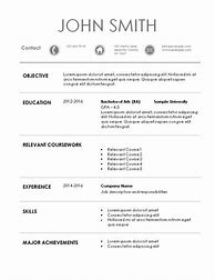 Image result for Internship Resume Template