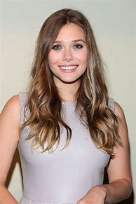 Image result for Elizabeth Olsen Natural Hair