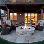 Image result for Long Fire Pit Glass Tables