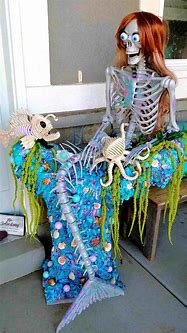 Image result for Mermaid Skeleton Decoration