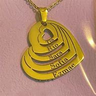 Image result for Multiple Name Necklace