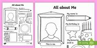 Image result for All About Me Sheet Khan Academy Kids