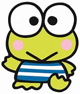 Image result for Keroppi Hello Cat Black and White