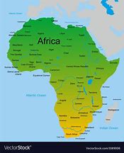 Image result for Map of Continent of Africa