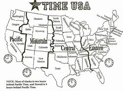 Image result for Us Time Zones Poster