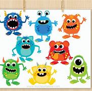 Image result for Cute Red Monster Clip Art