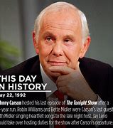 Image result for Johnny Carson Last Appearance