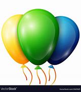 Image result for Yellow Blue and Apple Green Balloons