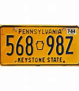 Image result for Pennsylvania License Plate