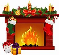 Image result for Christmas Fire Clip Art