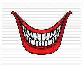 Image result for Joker Smile Art