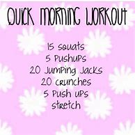 Image result for Quick Morning Workout Routine