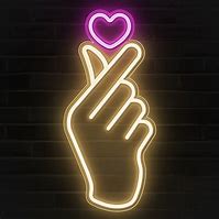 Image result for Neon Finger Heart