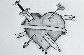 Image result for Broken Heart Sketch