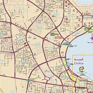 Image result for Doha Map with Zone