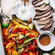 Image result for Ree Drummond Sheet Pan Steak Fajitas