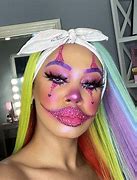 Image result for clown pop art makeup