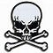 Image result for Cute Skull and Crossbones Stencil