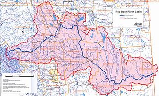 Image result for Red Deer Valley Banff Map