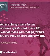 Image result for Thank You Poem Friend