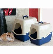 Image result for Covered Cat Litter Box