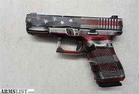 Image result for 9Mm Glock 19X USA Flag