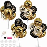 Image result for 70th Birthday Balloon Centerpieces