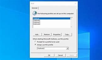 Image result for Outlook Select Profile