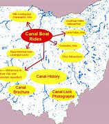 Image result for Ohio Canal System Map