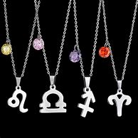 Image result for Zodiac Sign Jewelry Pendant