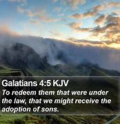 Image result for Galatians 4 5 KJV