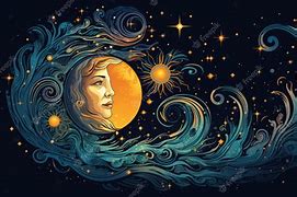 Image result for Celestial Sun Moon