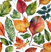 Image result for Watercolour Leaf Border