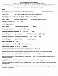 Image result for Current CV Template