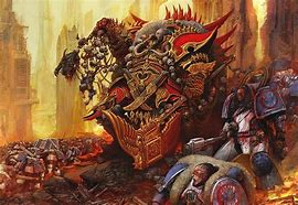 Image result for 40K Angron Dual Axes