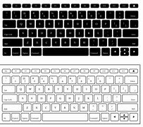 Image result for Computer Keyboard Black White