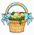 Image result for Pretty Easter Basket Clip Art