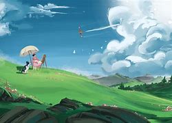 Image result for Ghibli Landscape