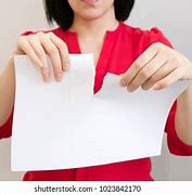 Image result for Paper Tearing Black and White